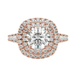Load image into Gallery viewer, GLOW ROUND CUT MOISSANITE ENGAGEMENT RING