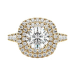 Load image into Gallery viewer, GLOW ROUND CUT MOISSANITE ENGAGEMENT RING
