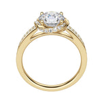 Load image into Gallery viewer, HAIL ROUND CUT MOISSANITE ENGAGEMENT RING