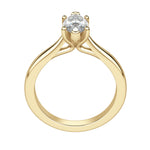Load image into Gallery viewer, HARP MARQUISE CUT MOISSANITE ENGAGEMENT RING