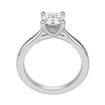 Load image into Gallery viewer, HARP OVAL CUT MOISSANITE ENGAGEMENT RING