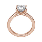 Load image into Gallery viewer, HARP PRINCESS CUT MOISSANITE ENGAGEMENT RING