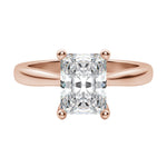 Load image into Gallery viewer, HARP RADIANT CUT MOISSANITE ENGAGEMENT RING