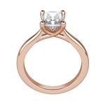 Load image into Gallery viewer, HARP RADIANT CUT MOISSANITE ENGAGEMENT RING