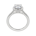 Load image into Gallery viewer, HELM OVAL CUT MOISSANITE ENGAGEMENT RING