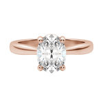 Load image into Gallery viewer, HERO OVAL CUT MOISSANITE ENGAGEMENT RING