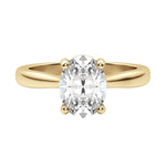 Load image into Gallery viewer, HERO OVAL CUT MOISSANITE ENGAGEMENT RING