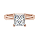 Load image into Gallery viewer, HERO PRINCESS CUT MOISSANITE ENGAGEMENT RING
