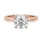 Load image into Gallery viewer, HERO ROUND CUT MOISSANITE ENGAGEMENT RING