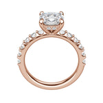 Load image into Gallery viewer, HOLM BOLD CUSHION CUT MOISSANITE ENGAGEMENT RING