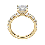 Load image into Gallery viewer, HOLM BOLD CUSHION CUT MOISSANITE ENGAGEMENT RING