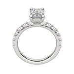 Load image into Gallery viewer, HOLM BOLD EMERALD CUT MOISSANITE ENGAGEMENT RING