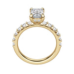 Load image into Gallery viewer, HOLM BOLD EMERALD CUT MOISSANITE ENGAGEMENT RING