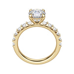 Load image into Gallery viewer, HOLM BOLD ROUND CUT MOISSANITE ENGAGEMENT RING