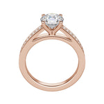 Load image into Gallery viewer, HOPE ROUND CUT MOISSANITE ENGAGEMENT RING