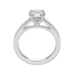 Load image into Gallery viewer, HOPE ROUND CUT MOISSANITE ENGAGEMENT RING