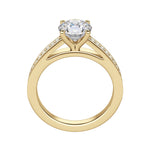 Load image into Gallery viewer, HOPE ROUND CUT MOISSANITE ENGAGEMENT RING