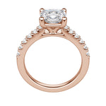 Load image into Gallery viewer, HORA CUSHION CUT MOISSANITE ENGAGEMENT RING