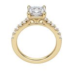 Load image into Gallery viewer, HORA CUSHION CUT MOISSANITE ENGAGEMENT RING