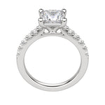 Load image into Gallery viewer, HORA PRINCESS CUT MOISSANITE ENGAGEMENT RING