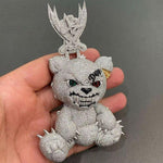 Load image into Gallery viewer, ICE OUT MOISSANITE 3D CARTOON BEAR HIP HOP JEWELRY PENDANT PASS TESTER