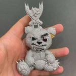 Load image into Gallery viewer, ICE OUT MOISSANITE 3D CARTOON BEAR HIP HOP JEWELRY PENDANT PASS TESTER