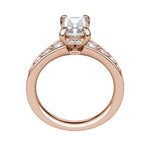 Load image into Gallery viewer, IRIS BOLD RADIANT CUT MOISSANITE ENGAGEMENT RING