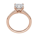 Load image into Gallery viewer, IRIS CUSHION CUT MOISSANITE ENGAGEMENT RING
