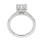 Load image into Gallery viewer, IRIS CUSHION CUT MOISSANITE ENGAGEMENT RING