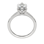 Load image into Gallery viewer, IRIS MARQUISE CUT MOISSANITE ENGAGEMENT RING