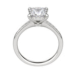 Load image into Gallery viewer, IRIS PRINCESS CUT MOISSANITE ENGAGEMENT RING