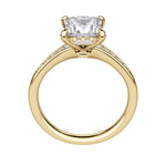 Load image into Gallery viewer, IRIS PRINCESS CUT MOISSANITE ENGAGEMENT RING