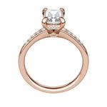 Load image into Gallery viewer, IRIS RADIANT CUT MOISSANITE ENGAGEMENT RING