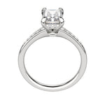 Load image into Gallery viewer, IRIS RADIANT CUT MOISSANITE ENGAGEMENT RING