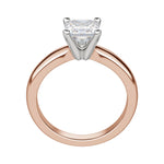 Load image into Gallery viewer, ISLE ASSCHER CUT MOISSANITE ENGAGEMENT RING
