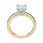 Load image into Gallery viewer, ISLE ASSCHER CUT MOISSANITE ENGAGEMENT RING