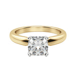 Load image into Gallery viewer, ISLE CUSHION CUT MOISSANITE ENGAGEMENT RING