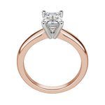 Load image into Gallery viewer, ISLE EMERALD CUT MOISSANITE MOISSANITE ENGAGEMENT RING