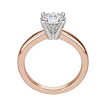 Load image into Gallery viewer, ISLE ROUND CUT MOISSANITE ENGAGEMENT RING