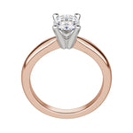 Load image into Gallery viewer, ISLE OVAL CUT MOISSANITE ENGAGEMENT RING