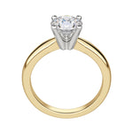 Load image into Gallery viewer, ISLE ROUND CUT MOISSANITE ENGAGEMENT RING
