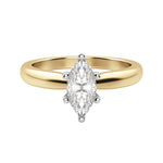 Load image into Gallery viewer, ISLE MARQUISE CUT MOISSANITE ENGAGEMENT RING