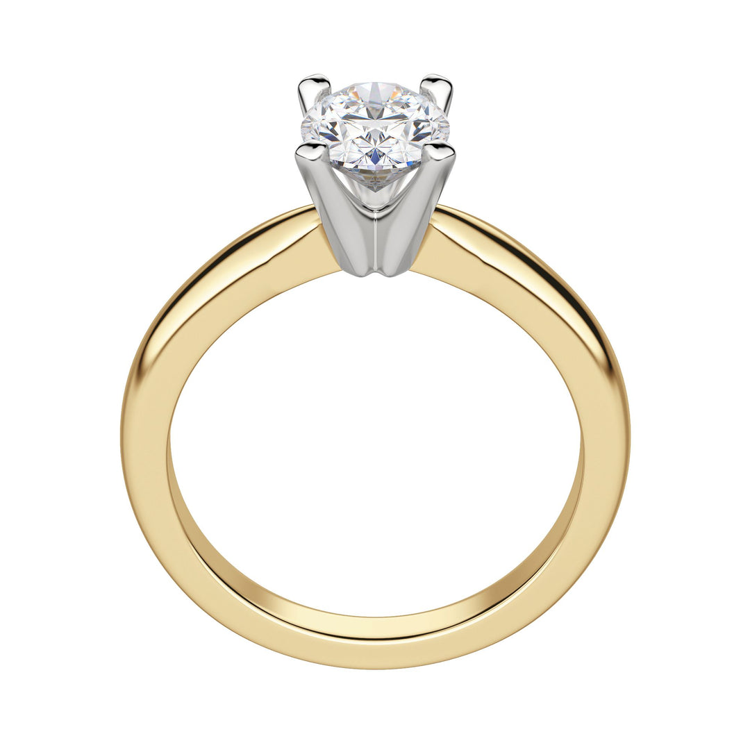 ISLE OVAL CUT MOISSANITE ENGAGEMENT RING