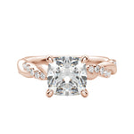 Load image into Gallery viewer, LILT CUSHION CUT MOISSANITE ENGAGEMENT RING