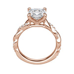 Load image into Gallery viewer, LILT CUSHION CUT MOISSANITE ENGAGEMENT RING