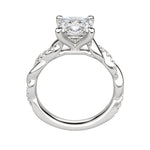 Load image into Gallery viewer, LILT CUSHION CUT MOISSANITE ENGAGEMENT RING
