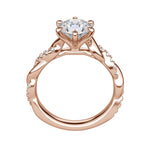 Load image into Gallery viewer, LILT ROUND CUT MOISSANITE ENGAGEMENT RING