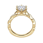 Load image into Gallery viewer, LILT ROUND CUT MOISSANITE ENGAGEMENT RING