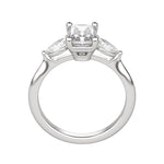 Load image into Gallery viewer, LILY CLASSIC RADIANT CUT MOISSANITE ENGAGEMENT RING