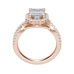 Load image into Gallery viewer, LUSH ASSCHER CUT MOISSANITE ENGAGEMENT RING